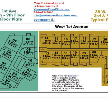 Wall Centre False Creek East 2 Tower Area Map