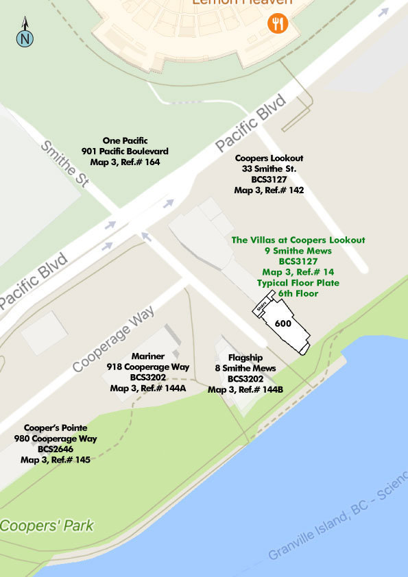 The Villas at Coopers Lookout Area Map