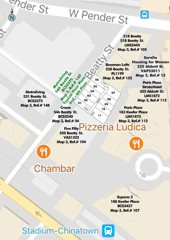 Metroliving Area Map
