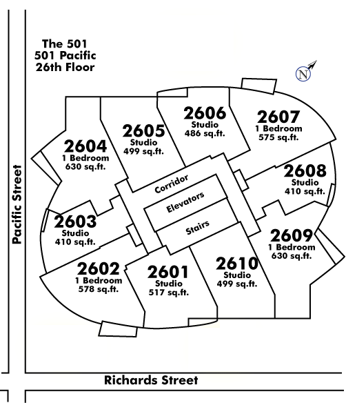 The 501 Floor Plate