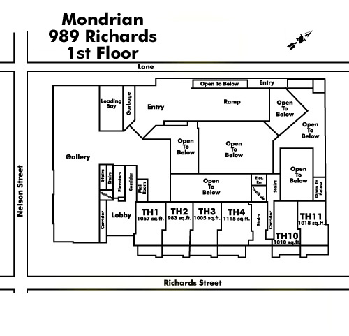 Mondrian Floor Plate