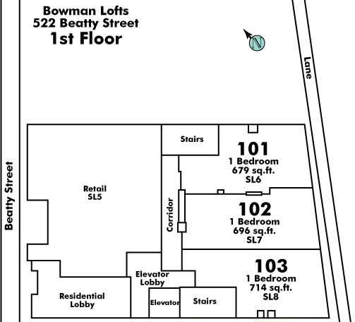 Bowman Lofts Floor Plate