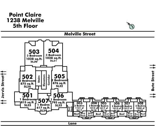 Pointe Claire Floor Plate