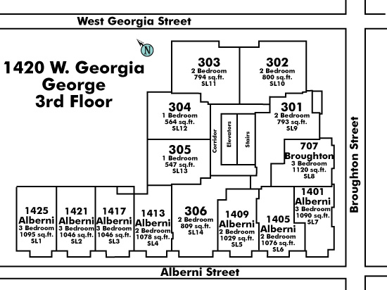 George - The Condominiums Floor Plate