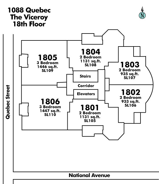 The Viceroy Floor Plate