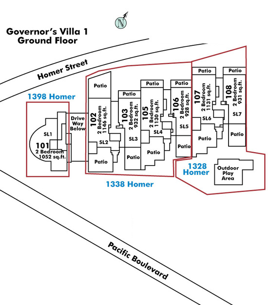 Governor's Villas Floor Plate
