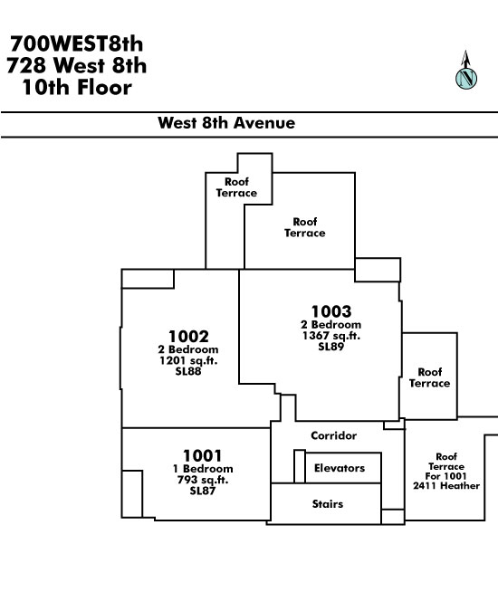 700 West 8th Floor Plate