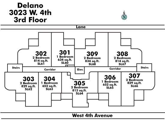 Delano Floor Plate
