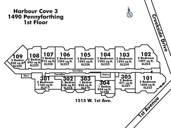 Harbour Cove 3 Floor Plate