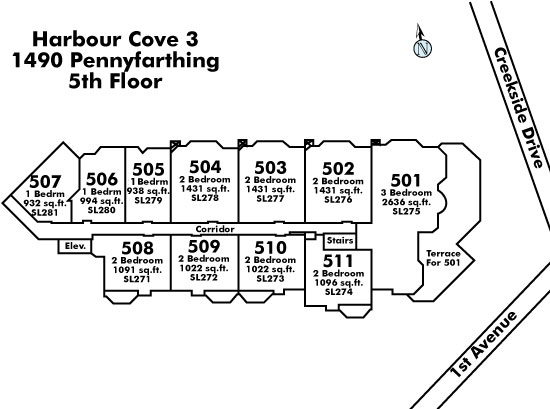 Harbour Cove 3 Floor Plate