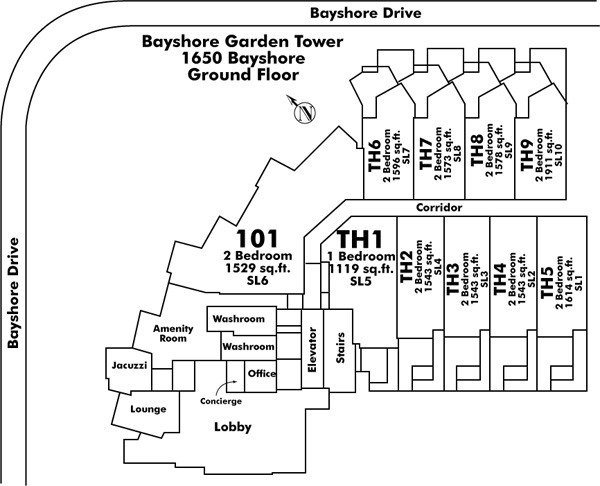 Bayshore Gardens Floor Plate