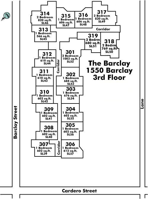 The Barclay Floor Plate