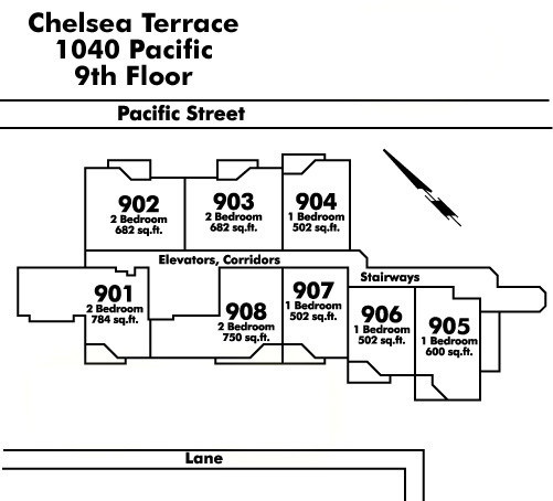 Chelsea Terrace Floor Plate